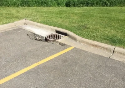 Curb Drain Before rebuild